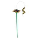 Solar Powered 3pcs Dancing Flying Butterfly with Stick For Garden Yard Plan