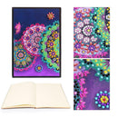 DIY Mandala Special Shaped Diamond Painting 50 Pages Notepad A5 Sketchbook