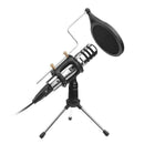 Condenser Microphone,3.5Mm Studio Recording Broadcast Computer Microphone w C2Z6