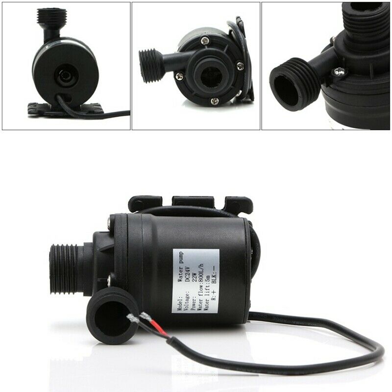 800L/H 5m DC 24V Solar Brushless Motor Water Circulation Water Pump Submers Q7B6