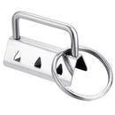 40 Piece Key Ring Hardware Keychain Bracelet Hardware with Lanyard Key Ring X1J3