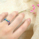 4Pcs Transparent Diy Silicon Round Cat Shape Ring Mold Mould Jewelry Making