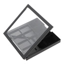 12 Slots Plastic Empty Eyeshadow Makeup Palette with Clear Lid for Concealer