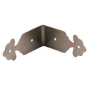 8pcs Right Angle Furniture Edge Corner Protector Bracket Bronze Tone