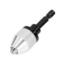 Quick Change Keyless Drill Bit Chuck 0.3-6.5mm Shank Adapter Converter Tool