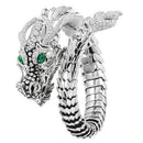 Unique Men's Chinese Dragon Ring Cool Cycling Men and Women's Rings Size Adj Hn