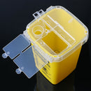 1L Tattoo Medical Plastic Sharps Containers Biohazard Needles DisposalWaste Box
