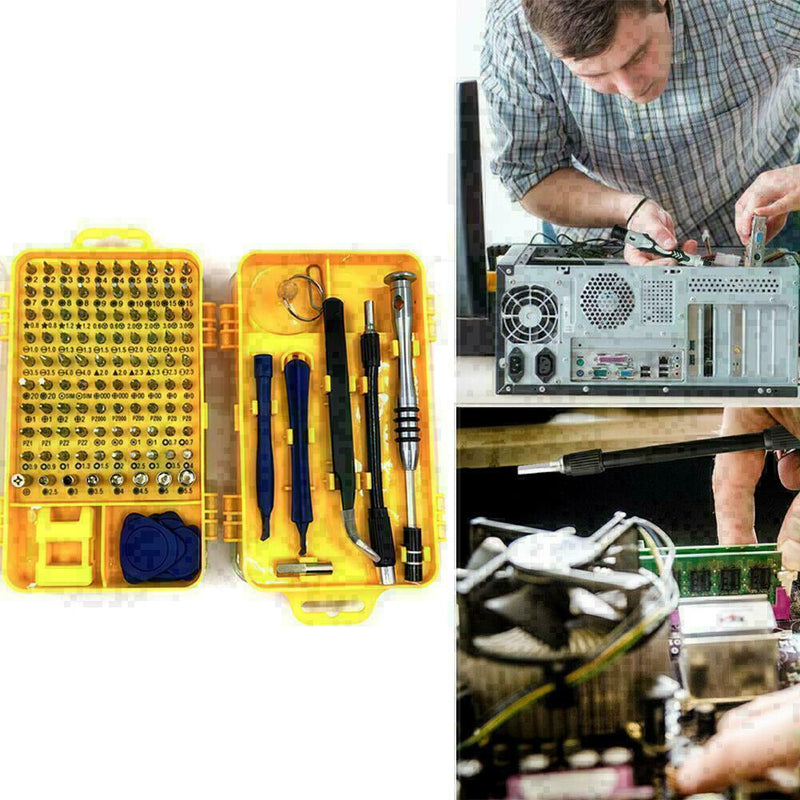 110 in 1 Magnetic Precision Screwdriver Set Watch Mobile Repair Phone Kits N4Y8