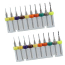 20pcs Drill Bit PCB Print Circuit Board Carbide Woodworking Tool,0.15-1.05mm