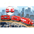Electric  Train Set for Railway Wooden Tracks - Compatible with All