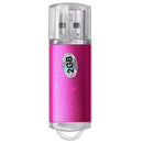 USB 2.0 Flash Pen Drive Disk Memory Stick Rose Red Storage Capacity:2GB