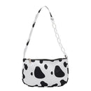 Cow Milk Printed Women Handbag Tote Female Casual Underarm Shoulder Bag (1)