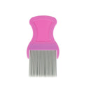 Comb Head Hair Lice Nit dog Safe Flea Eggs Dirt Dust Remover Steel Tooth BrushSE