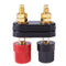 1Pc Amplifier Binding Post Speaker Banana Plug Jack Couple Terminals + Connector