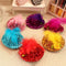 Mini Hats Hair Clip Girl Feather Hairpin Shiny Cap Bobby Pin Random Color MTC Kw