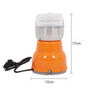 Stainless Steel Electric Coffee Grinder Low Noise Burr Grain Kitchen Tool Small