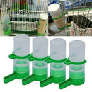 4x Bird Pet Drinker Feeder Automatic Food Waterer Clip Aviary Cage Parrot  LPJ