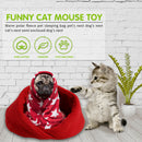 Warm Fleece Pet Sleeping Bag Nest Soft Kennel Cats Dog Bed House (Red L) A