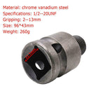 2-13mm SDS Hammer Conversion Drill Plastic Chuck Sleeves+1/2 Thread Adapter