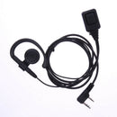2 Pin PTT Mic Earpiece Headset Earpieces for Baofeng Kenwood Puxing Wouxun Ra