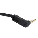 Dual 90degree 3.5mm male to male 4 pole 3 ring angled flat Audio Auxiliary C_kz