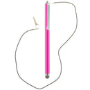 Stylus Pen High-Sensitive Cloth Head Conductive Stylus for Tablets Pink (1