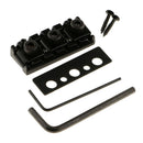 Plastic Black Plastic Electric Guitar Tremolo String Locking Nut with Screw
