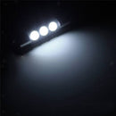 4 Pieces 29mm Festoon 5050 3SMD Cold White Dome Interior Mirror Light Bulb