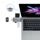 USB Type-C Micro-USB 3 in 1 Metal Card Reader SD/TF U-Disk Card Reader Mult