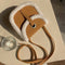 Fashion Shoulder Saddle Bag Women Splicing Fleece PU Messenger Tote (Brown)