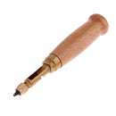 DIY Screw Punch Bookbinding Drill Tool Wood Handle for Leather Belt 1.5-4mm