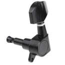6 Pieces Black Sealed electric Tuning Pegs Tuner Machine Head 3R 3L / acous K7O6