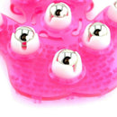 Palm Shaped Massage Glove Body Massager With 9 360-Degree-Roller Metal Roll D8X8