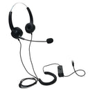 RJ9 Headset With Microphone Adjustable Headband Telephone For Call Center