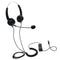 RJ9 Headset With Microphone Adjustable Headband Telephone For Call Center