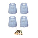 4pcs Anti-slip Table Leg Pad Furniture Risers Lifts Chair Stool Rubber Bumper