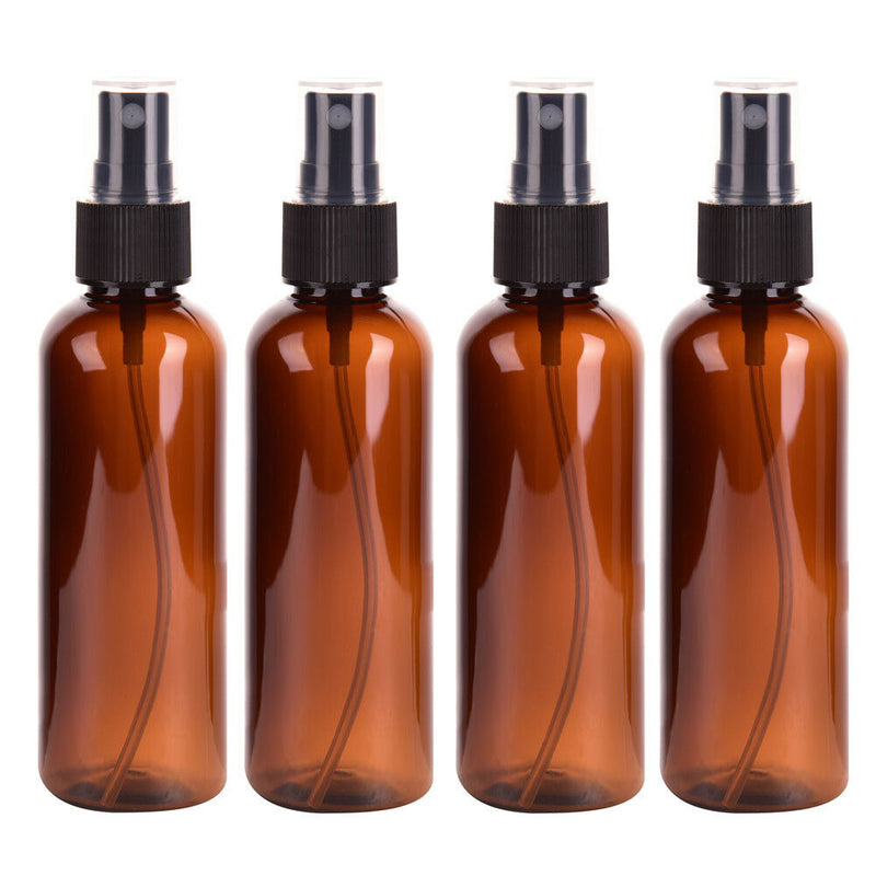 12pcs 100ml Travel Transparent Plastic Perfume Atomizer Empty Mini Spray Bottle