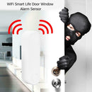 Smart WiFi Door Sensor Wireless Garden Window Security Magnet Sensor Alarm