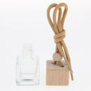 Pack of 4 6ML Glass Car Hanging Perfume Bottles Air Freshener Fragrances