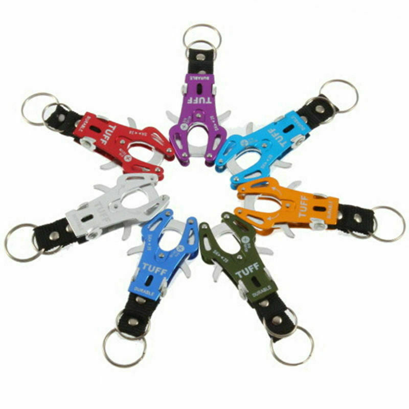 Tiger Hook Lock Carabiner Clip Hiking Climbing Kit Keychain Buc Ring Key L0O8
