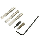 5 in1 Leather Craft Hand Tools Kit Sewing Stitching Thread Punch Carving Work