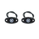 2pcs 9W LED Rock Lights Waterproof Offroad Underbody Trail Rig Lamp (Red)