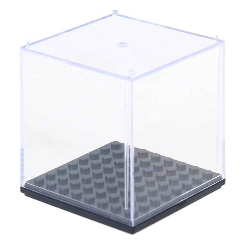(7x7x7 cm) Acrylic Display Case Cube Dustproof ShowCase For Models DollsSEAU