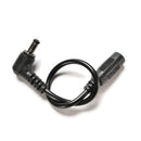 DC Power Plug 5.5x 2.1mm Female to 5.5 x 2.5mm Male Right Angle Adapter Cable FT