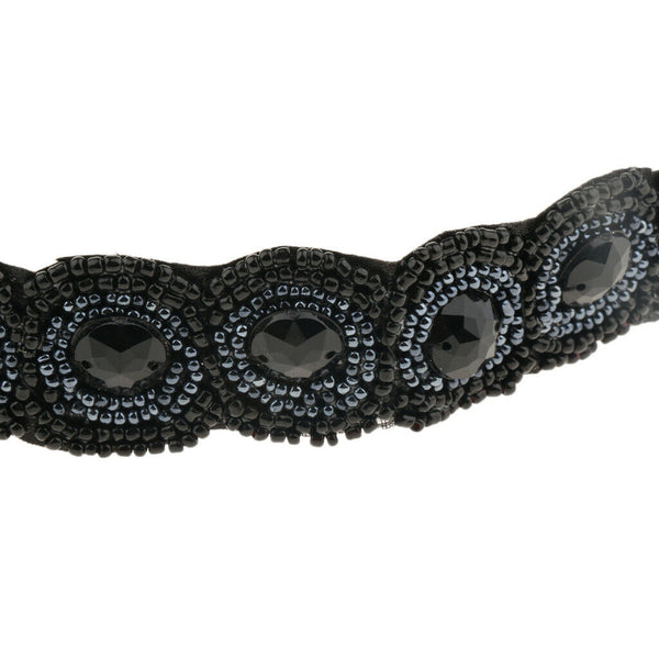 3pcs/Pack Women Beaded Elastic Headband Rhinestone Hair band Handmand Wedding