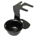 Universal Black Acrylic Shaving Brush Razor Stand Holder Set & Mug/Cup/Bowl Y1Y7