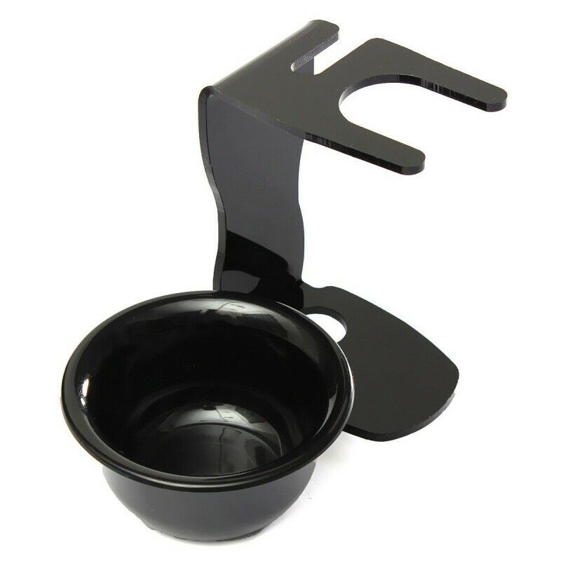 Universal Black Acrylic Shaving Brush Razor Stand Holder Set & Mug/Cup/Bowl Y1Y7