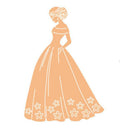 Wedding Theme Metal Elegant Lady Cutting Dies Stencils For Scrapbooking ME