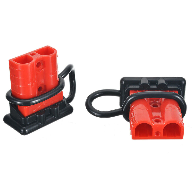 2x 50A Car Battery Quick Connect Disconnect Power Cable Connector Plug Jack Kits