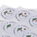 90pcs Merry Christmas Seal Stickers Snowman Labels DIY Xmas Gift Box Stickers JR